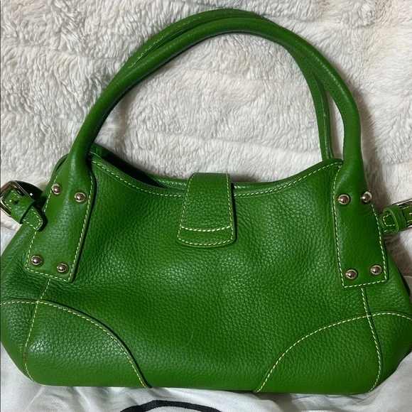 Dooney & Bourke Vibrant Green Shoulder Bag - Picture 6 of 13